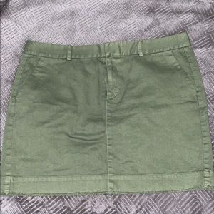 Size 10 olive green skirt